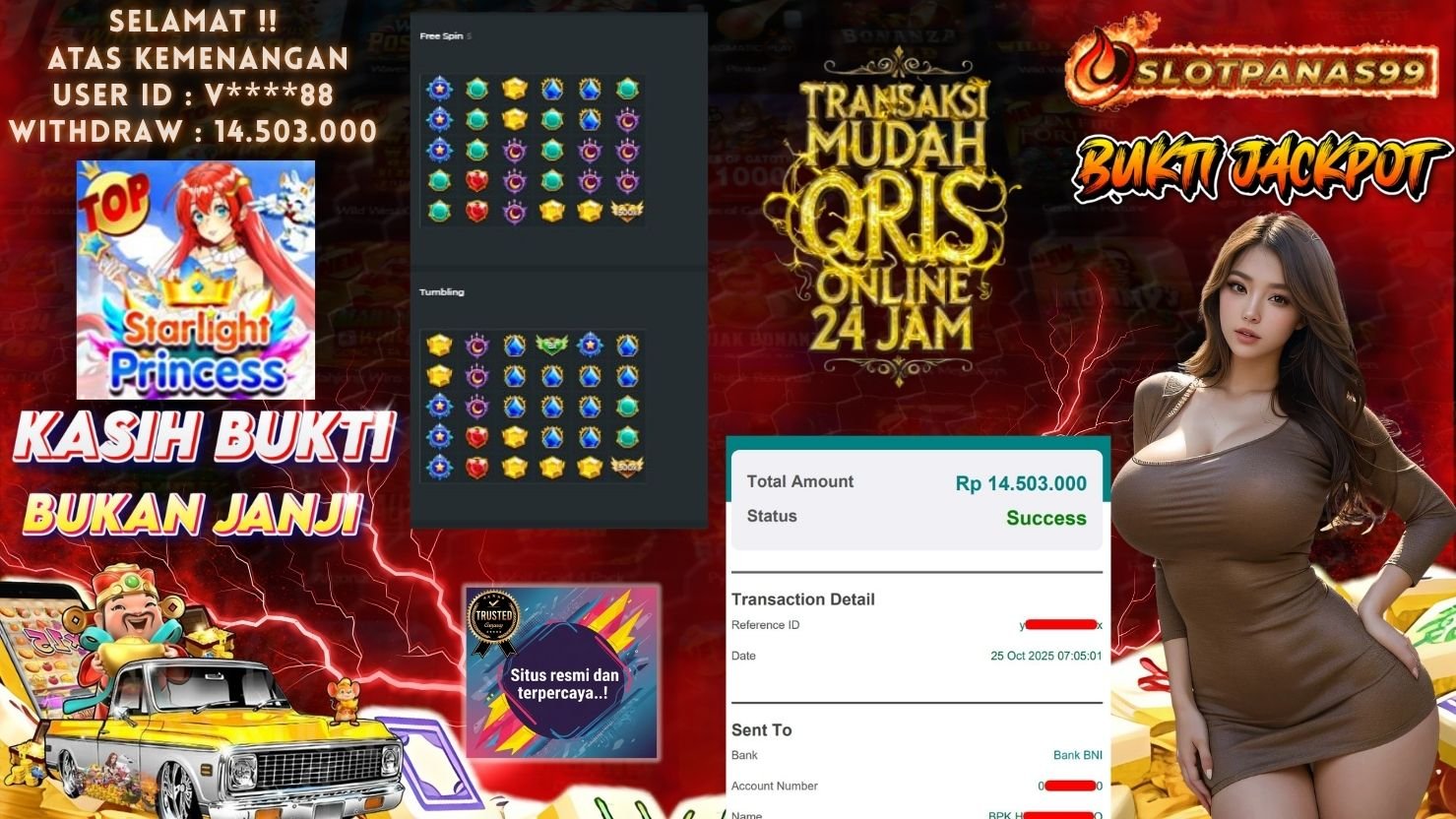 SLOTPANAS99 JACKPOT SLOT STARLIGHT PRINCESS